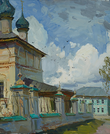 А. Щемелинский. Июльские облака. Мерехта. 2022.